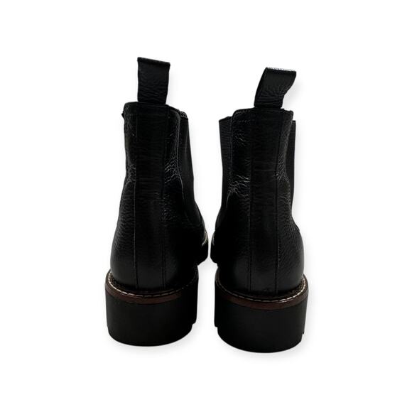 CNMILLER Black Women Leather Ankle‎ Boots Casual All Seasons Boot Size US 7.5 - Picture 4 of 8